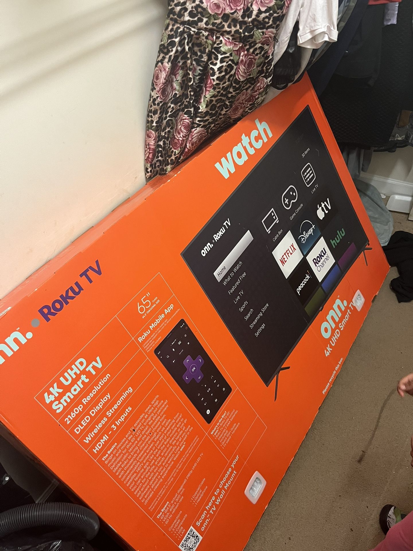 65 Inch 4K Smart TV ROKU