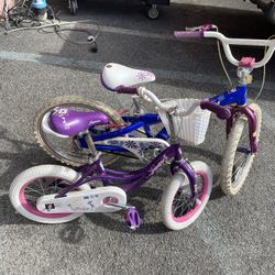 2 Girls Bikes 