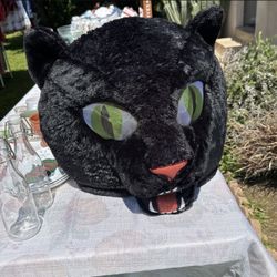 Plush Cat Head Mask