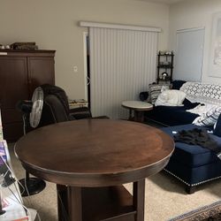 Dining Table And Four Chairs ( Counter Height)