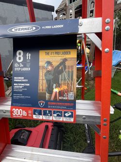 Werner 8 Foot Letter 12‘3“ Step Ladder
