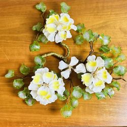 Antique Murano-Style Glass Flower Arrangement