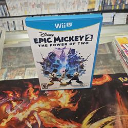 Epic Mickey 2 The Power Of Two Wii U CIB Complete!