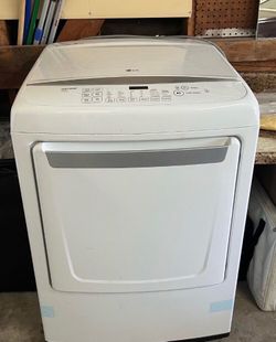 LG Front-Load Electric Dryer White