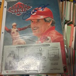 Pete Rose Autograph 