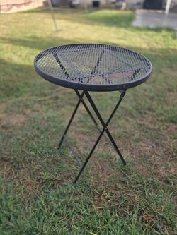Metal outdoor tables