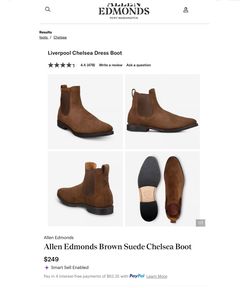 Allen Edmonds Chelsea boots