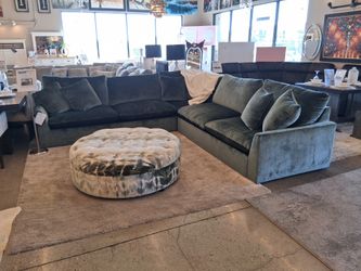 Contemporary Jade Sectional 3PC