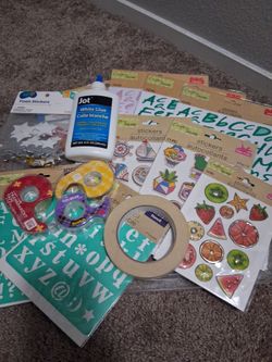 Stickers Stencils Tape