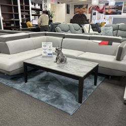 L-shaped Gray Sectional Couch  For Sale (available In Multiple Colors) Furniture Blowout !