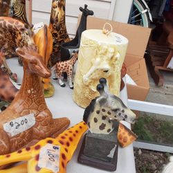 Giraffes Statues, Candle Holders,candle figurines 