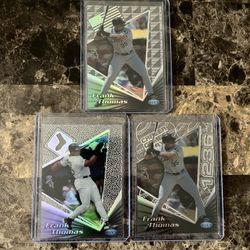 3 Frank Thomas 1999 Topps Tek Baseball Cards 