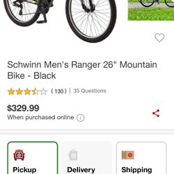MENS SCHWINN GEAR BIKE WITH SUPPENSION ALUMINUM FRAME LOOK