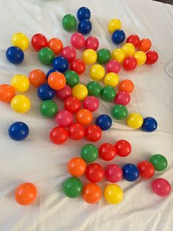Bag of Ball Pit Balls / 2inches Plastic Toy Balls
