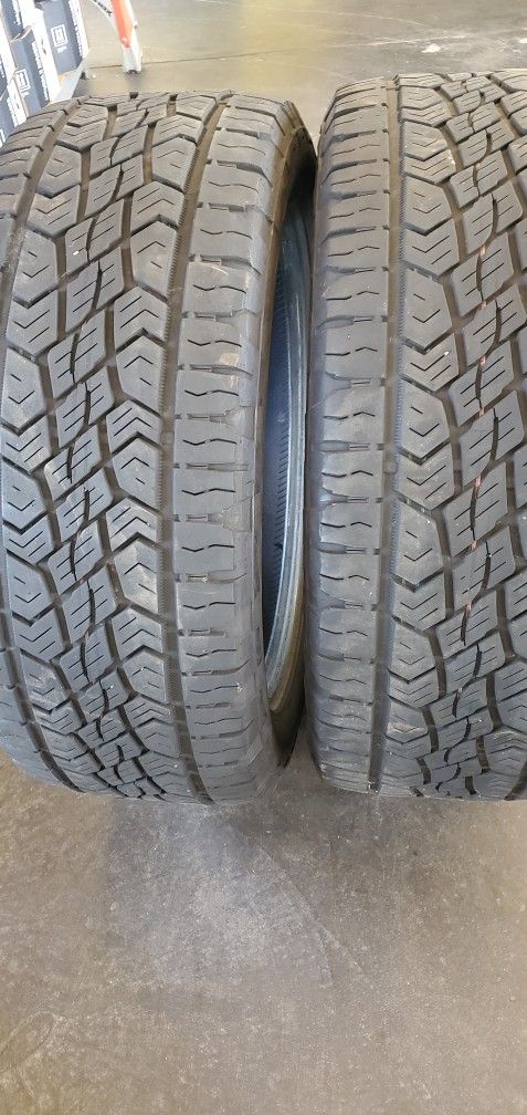 2 Tires 275 50 22 CONTINENTAL 