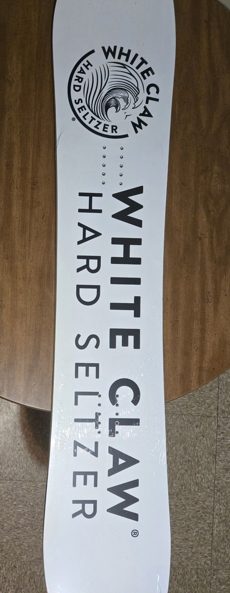 White Claw Snowboard, Still in Plastic!