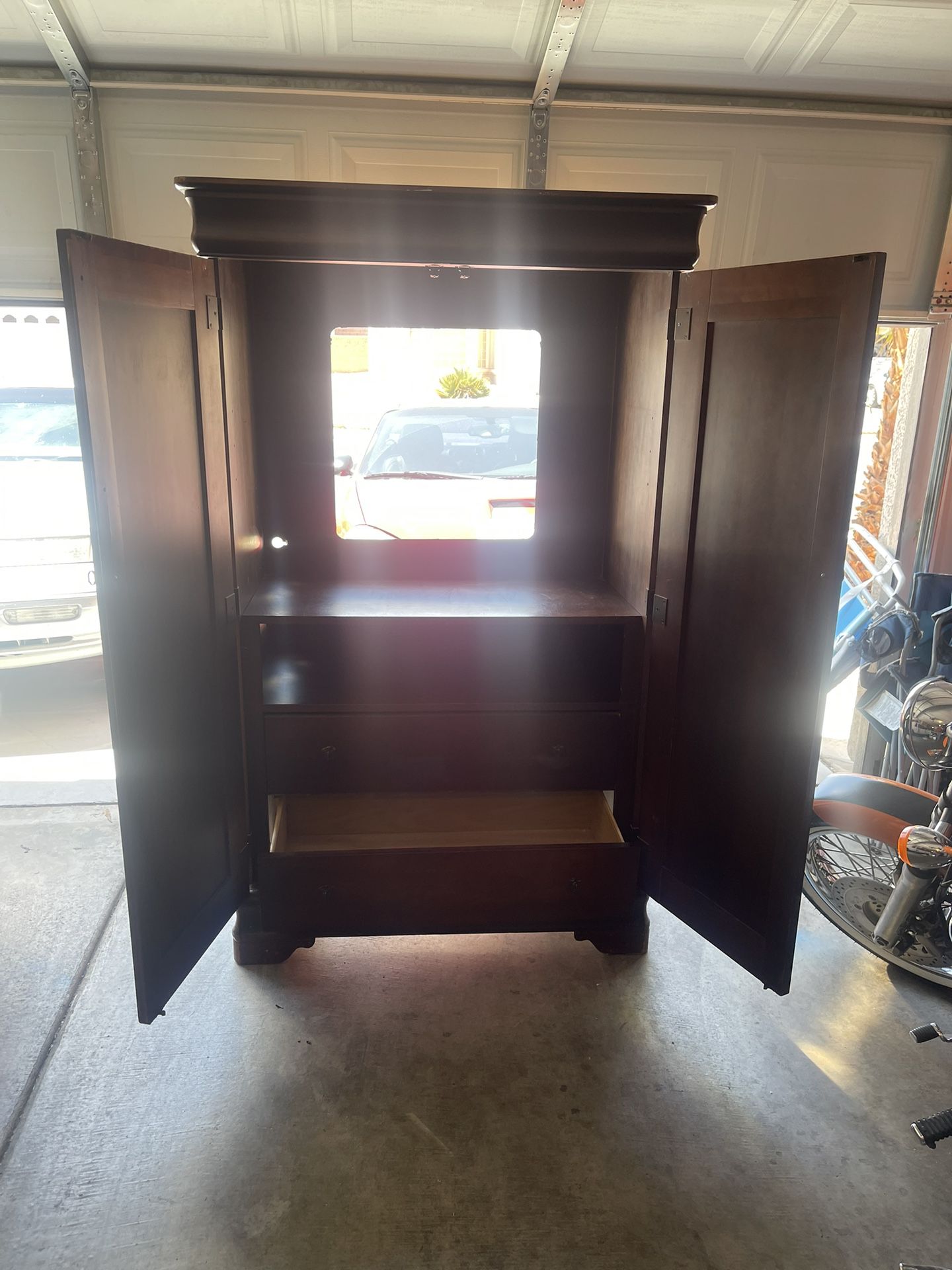 100% Wood Armoire 
