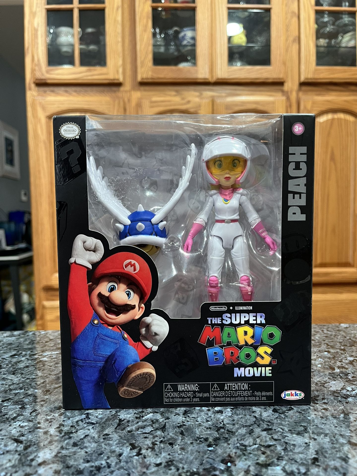 Nintendo The Super Mario Bros. Movie Peach Action Figure. Brand new factory sealed. Smoke free home