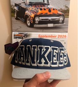 Vintage New York Yankees Snapback Hat with Tags