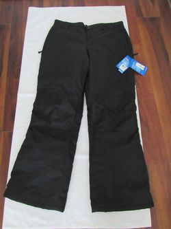 New Women's Large Black Snow Pants, Slalom