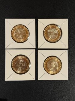 Full Set Mexico $20 Pesos (4 Coin Set) 2026 FIFA World Cup, Soccer Mundial