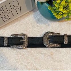 New - Silver Double Head Belt 