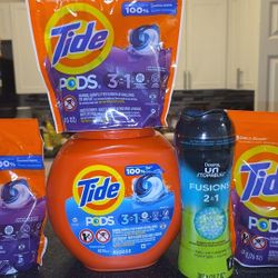 🧺 Laundry Bundle – Tide Pods + Downy Unstopables – NEW