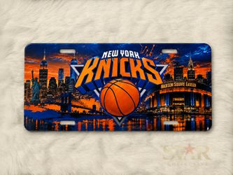 New York Knicks licensed plate