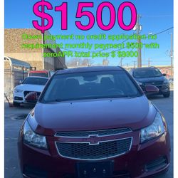 2014 Chevy Cruz No Credit Application No Requirement