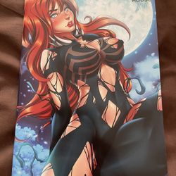 PEYTON BLUE: WOMAN OF WAR by M House- VHTF VENOMIZED MARY JANE VARIANT COVER NM+