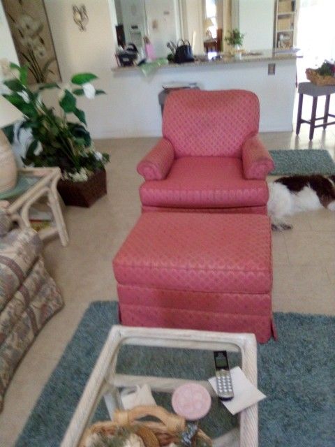Arm Chair & Ottoman