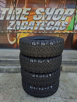 SET 285/70/17. BFGOODRICH ALL-TERRAIN T/A