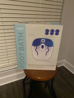 Equate Toe Touch Control Bubble Massage Foot Bath