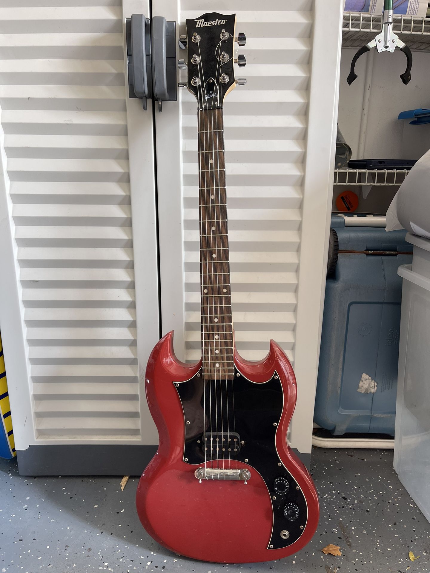 Gibson Maestro Electric Guitar, Wine Red