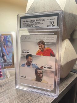 GEM MINT 10 Messi x Yamal x Pele