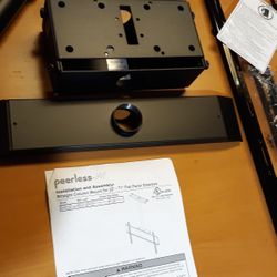 3 SETS AVAILABLE....PEERLESS TV CEILING MOUNT W/PLT FOR UP TO 75 INCH TVS.....SEE DETAILS BELOW ( DESCRIPTION)