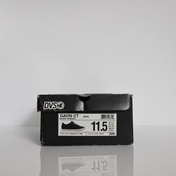 DVS Gavin CT Tim Gavin Black NuBuck Size 11.5 Shoes
