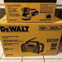 Dewalt Sander and Radio