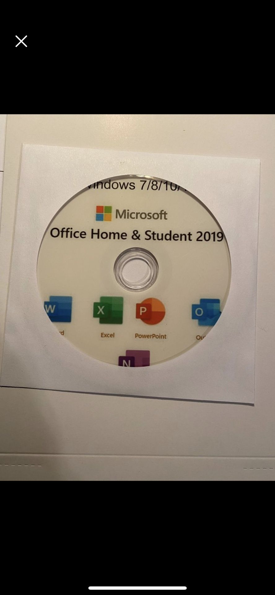 Microsoft Office Home & Student 2019 For 1 Pc Dvd & Lifetime License Key