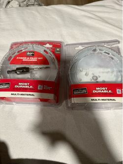 Milwaukee 49-56-9698 6 inch hole dozer bi metal hole saw with 2 arbor and 1 bit