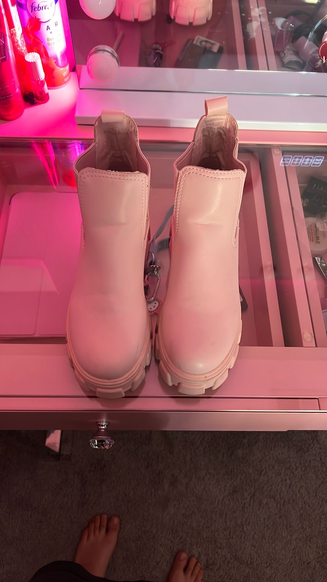 Pink Circus Boots Size 6