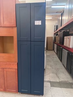 Navy blue pantry 24x84
