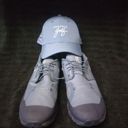 Men's QC shoes  and cap