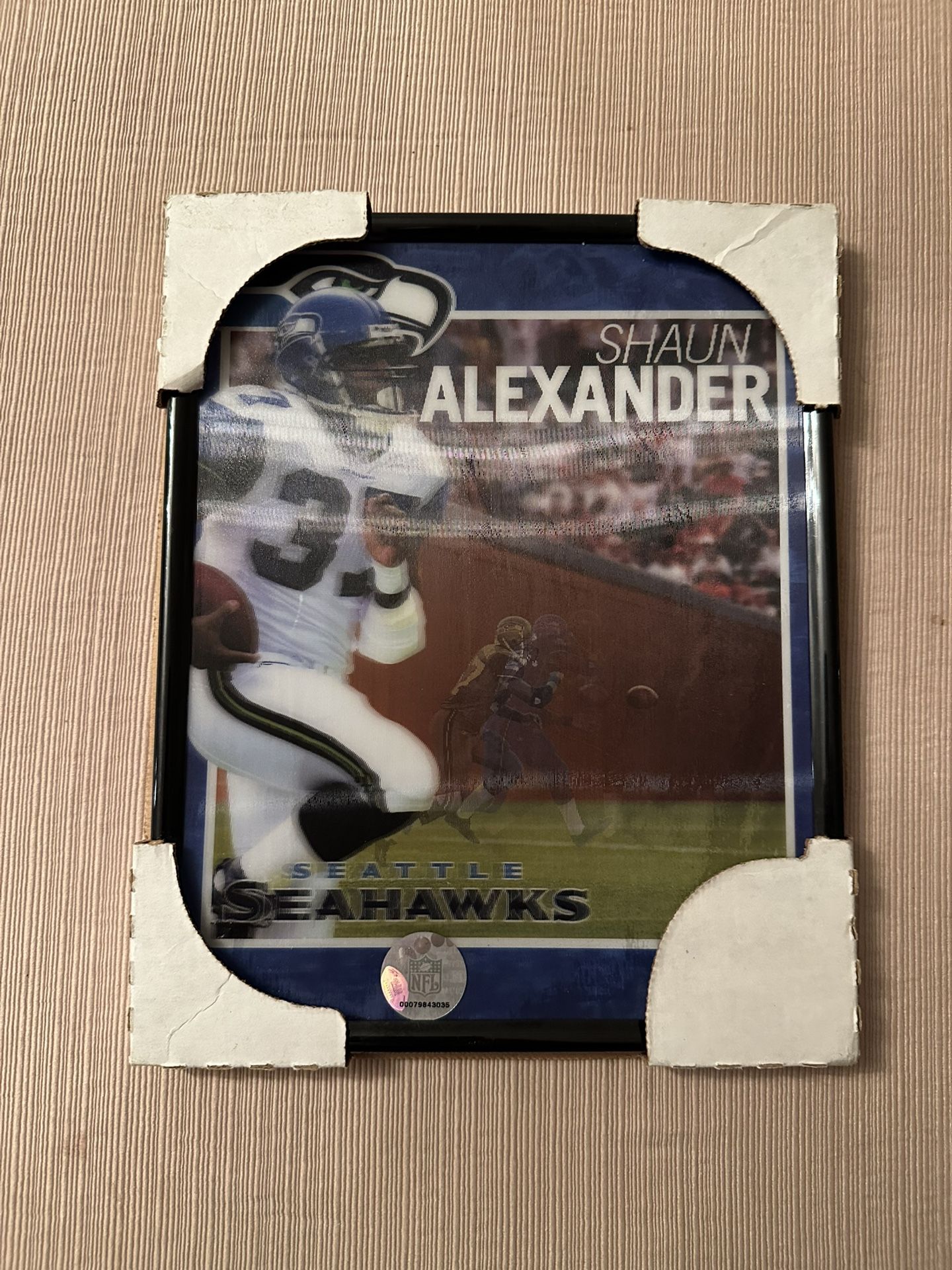 Seahawks Shaun Alexander 3d Moving Poster