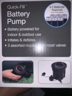 Battery pump