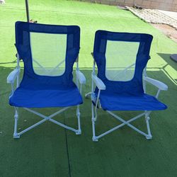 2 beach chairs new $$70