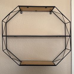 Octagon Wall Shelf Decor