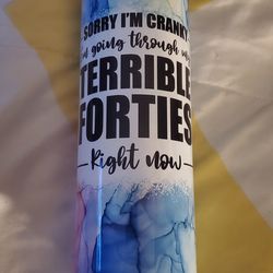 Sorry I'm cranky tumbler