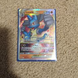 Lucario Vstar Pokemon Card