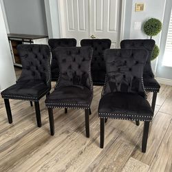 Six Matching Dining Chairs